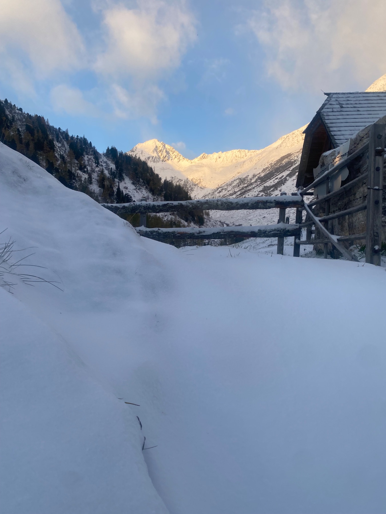 Tagesfoto der Hölzler Hütte